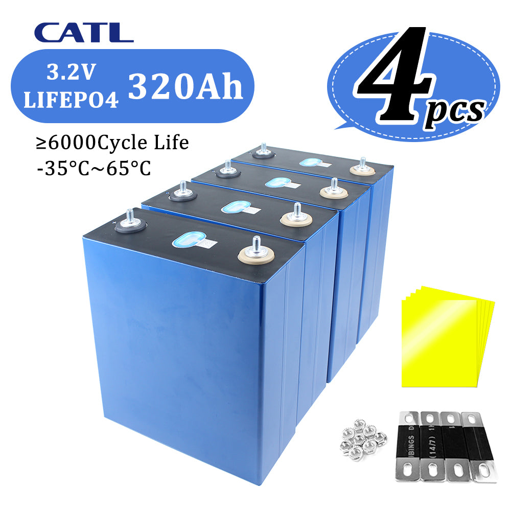 CATL LiFePO4 CATL 3.2V 320Ah Battery 6000+Cycle life Rechargeable Cell