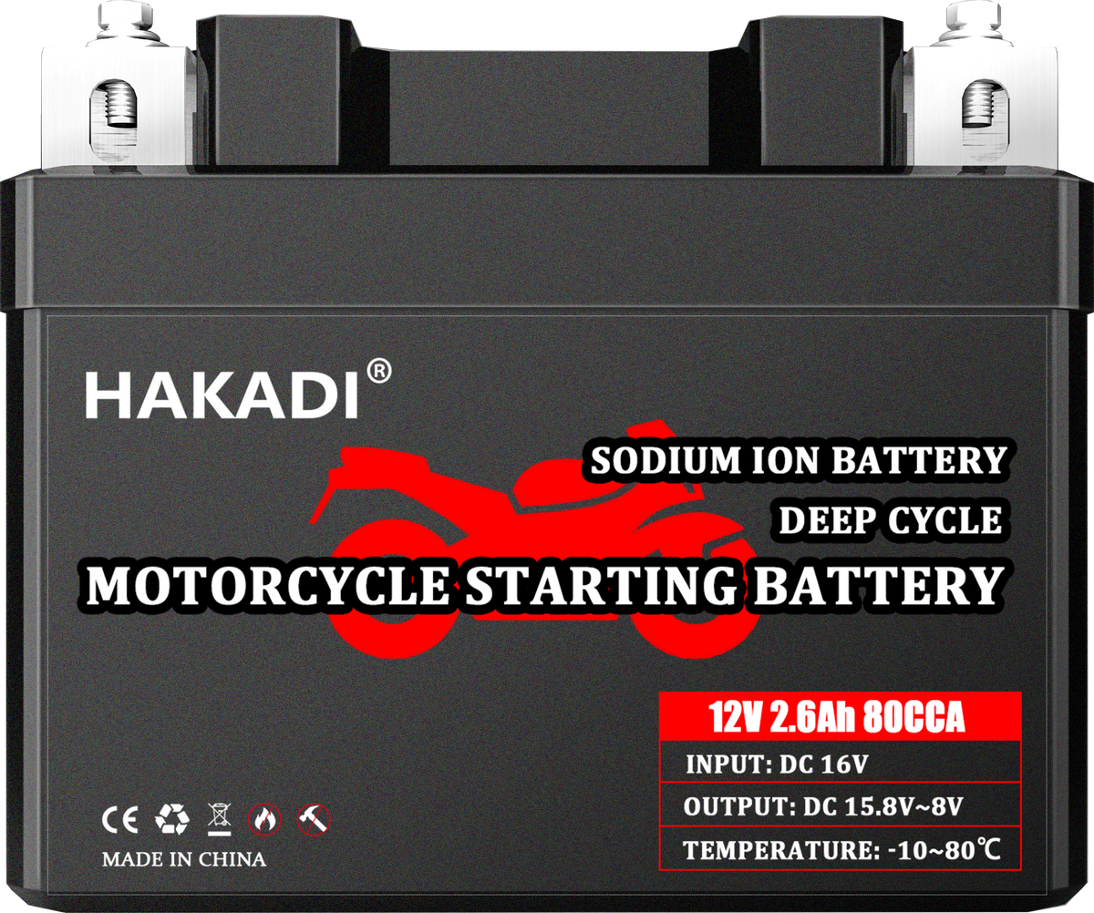 Selian 12V 2600mAh 80CCA Sodium Na ion Battery Motorcycle starts Sodium-ion Batteries Pack