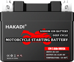 Selian 12V 2600mAh 80CCA Sodium Na ion Battery Motorcycle starts Sodium-ion Batteries Pack