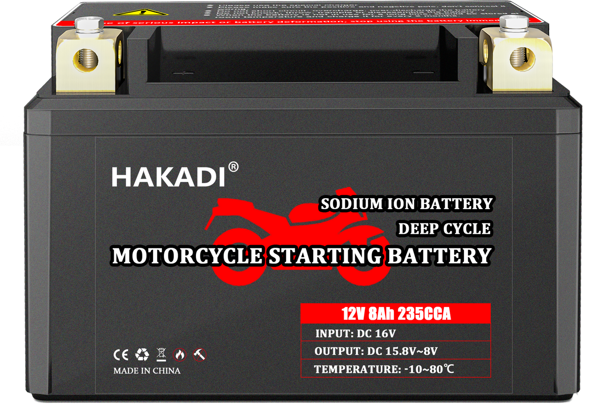 Selian 12V 7.8Ah 235CCA Sodium 18650 Na ion Batteries 3000 Times Motorcycle Starting Sodium-ion Battery Pack