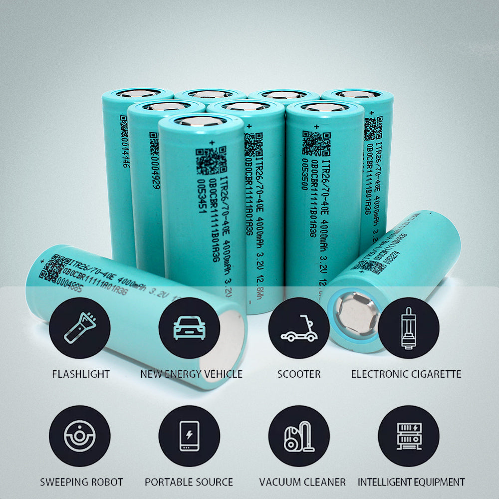 Lifepo4 26700 3.2V 4000mAh Battery For DIY Power Tool E-Bike