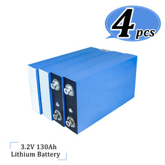 LISHEN 3.2V 130A Lifepo4 Battery Cell 130ah Rechargeable Prismatic Battery with Low Temperature High Discharge for Power System