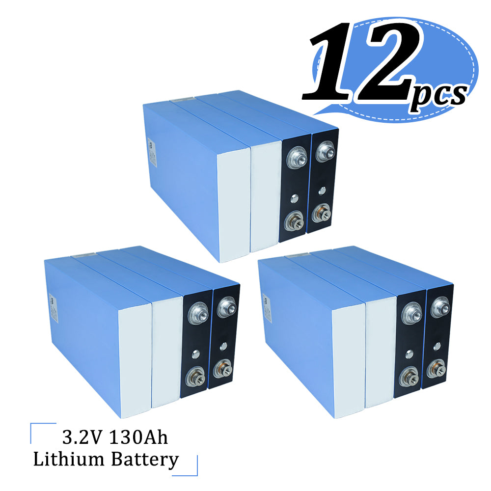 LISHEN 3.2V 130A Lifepo4 Battery Cell 130ah Rechargeable Prismatic Battery with Low Temperature High Discharge for Power System