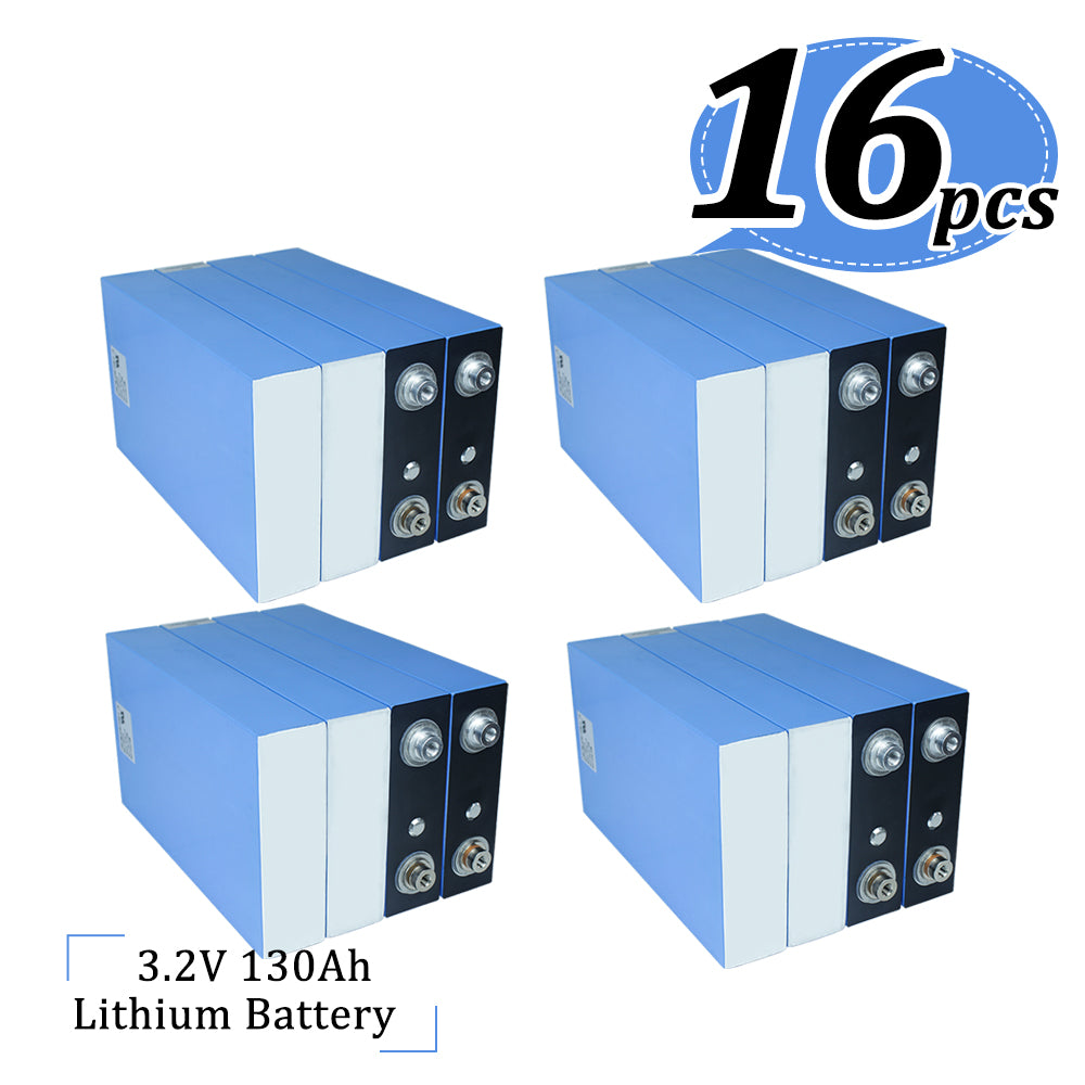 LISHEN 3.2V 130A Lifepo4 Battery Cell 130ah Rechargeable Prismatic Battery with Low Temperature High Discharge for Power System