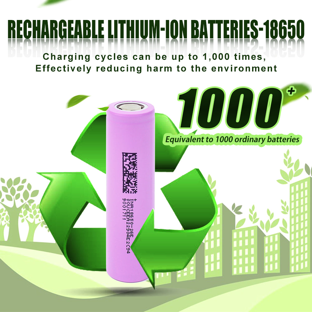 Grade A 18650 3.7V 2600mah NMC Lithium-ion Rechargeable Battery Cells