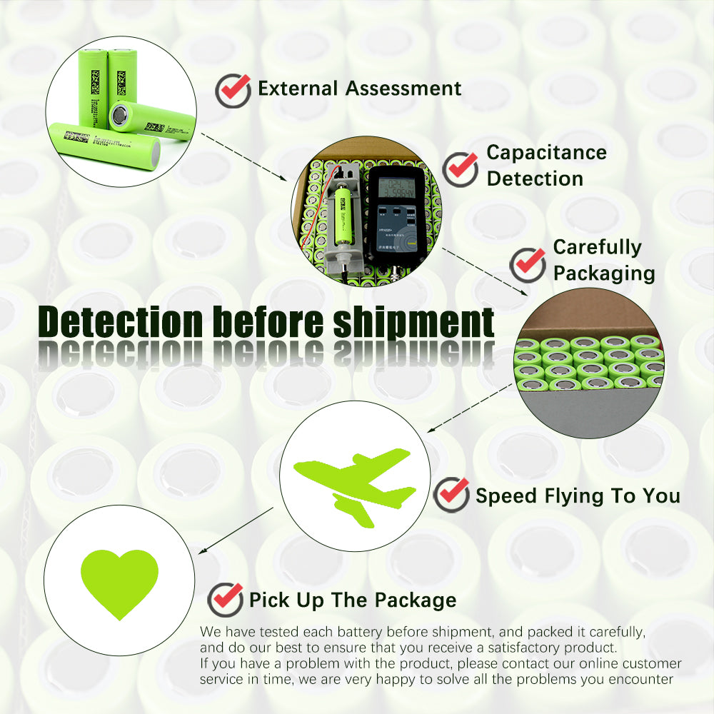 18650 3.7V 2900mAh Rechargeable Lithium-Ion Battery Cells