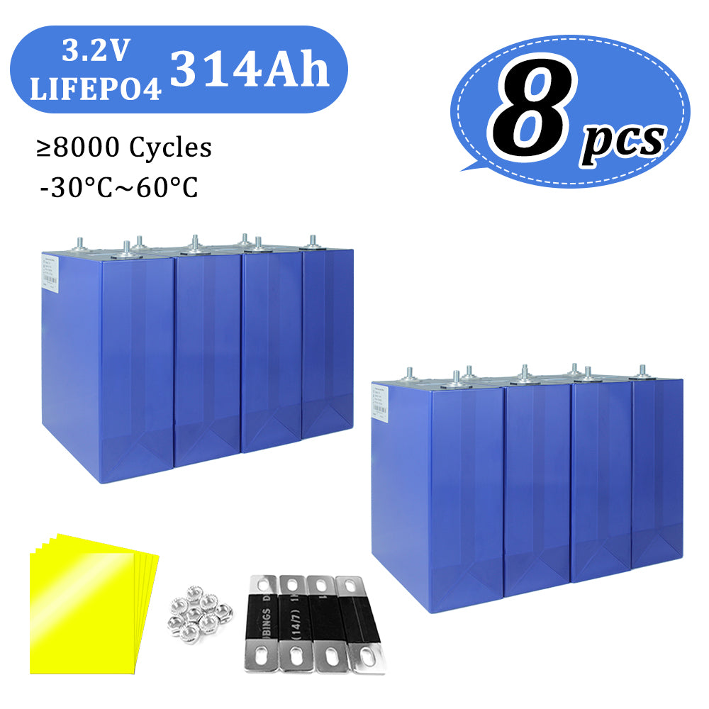 EVE eve battery 314Ah lifepo4 Battery Cells 3.2V 8000 Cycles Rechargeable cell lifepo4 battery for car and family battery