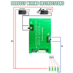 Selian 4S 8S 12S 16S 10A 20A 30A 200A Sodium-ion Battery BMS For DIY Battery Pack