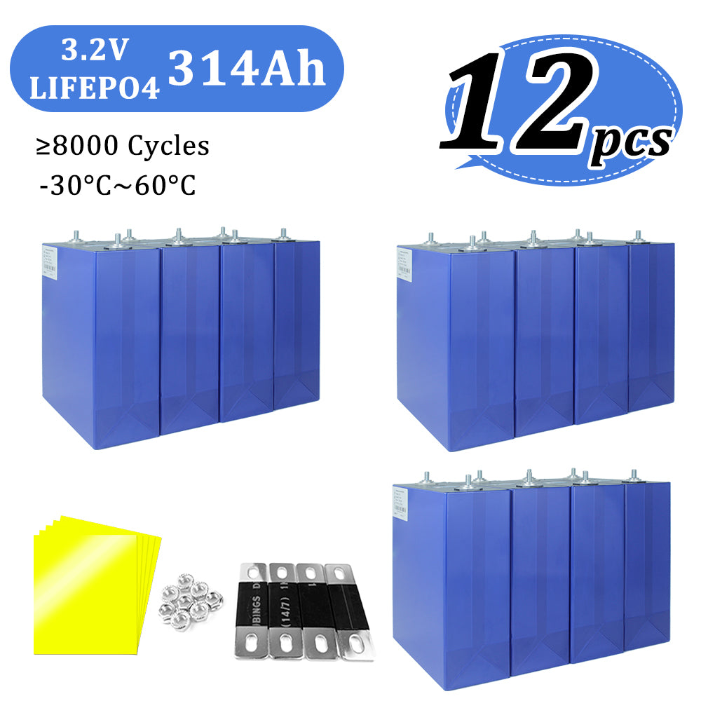 EVE eve battery 314Ah lifepo4 Battery Cells 3.2V 8000 Cycles Rechargeable cell lifepo4 battery for car and family battery