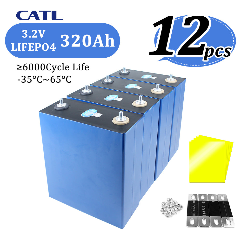 CATL LiFePO4 CATL 3.2V 320Ah Battery 6000+Cycle life Rechargeable Cell