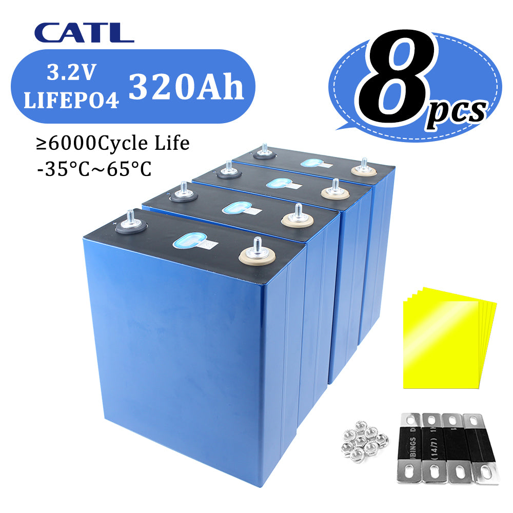 CATL LiFePO4 CATL 3.2V 320Ah Battery 6000+Cycle life Rechargeable Cell