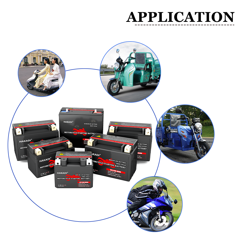 OEM DIY 12V 10.4Ah 315CCA Sodium 18650 Na ion Batteries 3000 Times Motorcycle Starting Sodium-ion Battery Pack