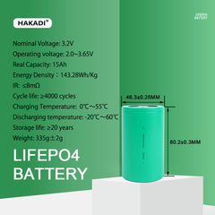 BYD 4680 3.2V 15000mAh Lifepo4 Battery Lithium Ion cell li-ion lithium-ion battery