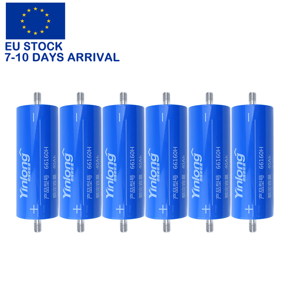 EU Stock Yinlong 2.3V 40Ah LTO CELL 25000+ 6-24PCS For Car DIY Battery Pack,Energy storage