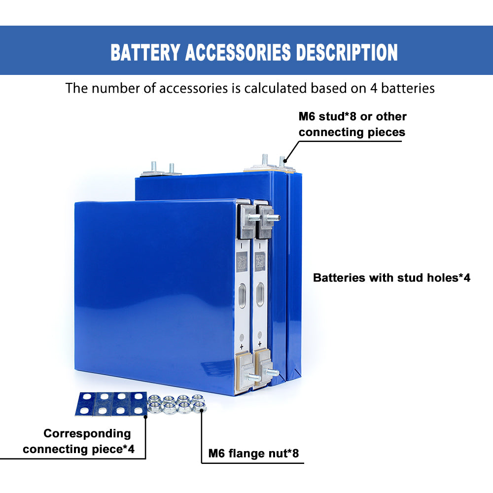 GOTION 3.2V 105Ah Lifepo4 CELL Battery For DIY 12V 24V 48V Solar Energy Storage RV Boat