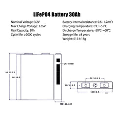 GOTION 30A 3.2V Gotion 3.2v 30ah Prismatic Cell Guoxuan Lithium Ion Battery High Charge and Discharge Rate Lifepo4 Energy Storage Battery