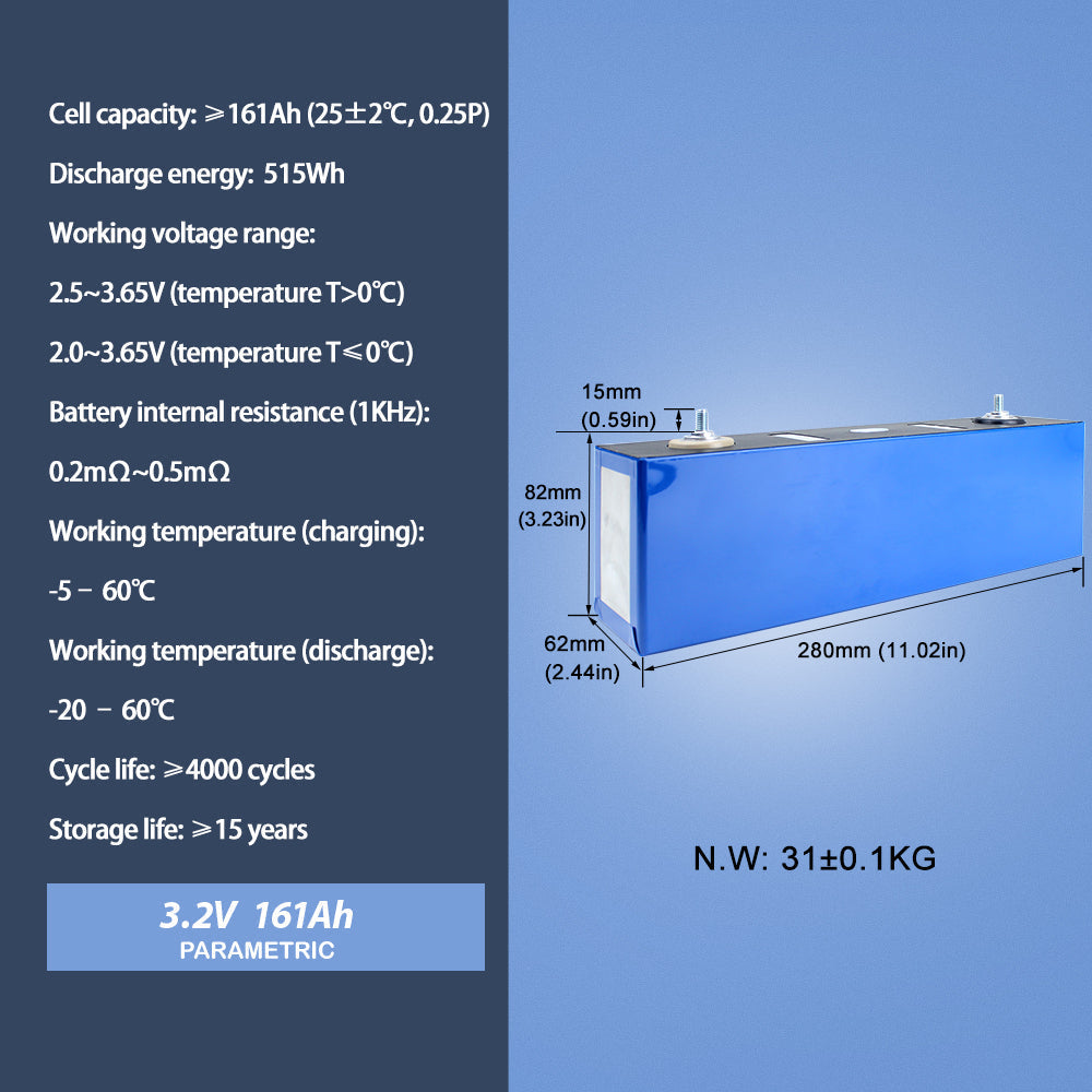 CATL 3.2V 161Ah Lifepo4 CELL