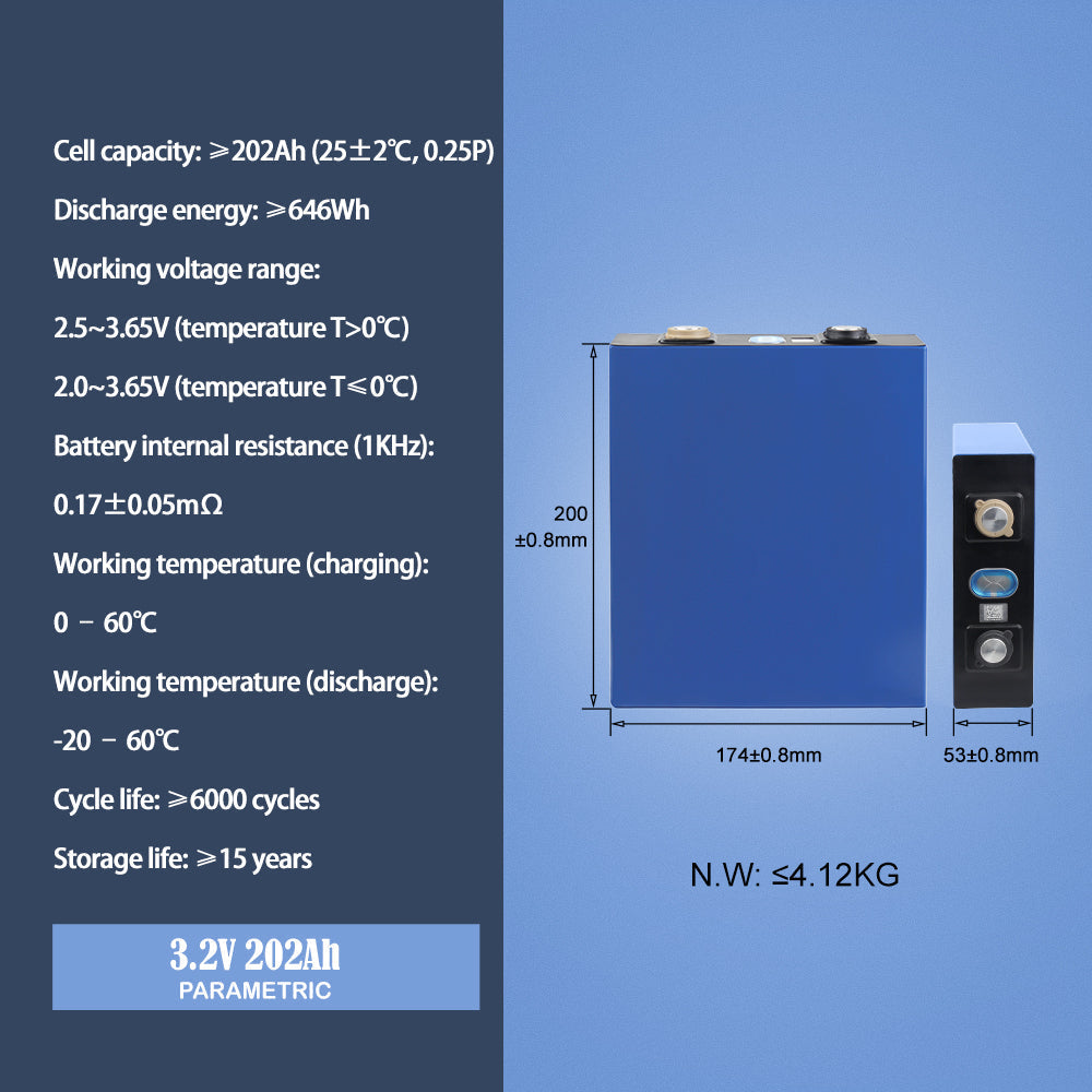 CATL 3.2V 202Ah Lifepo4 battery