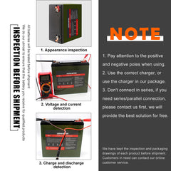 Selianlifepo4 12V 24Ah Rechargeable Battery PACK With 14.6V 4A Charger For Boat Solar Home Appliance