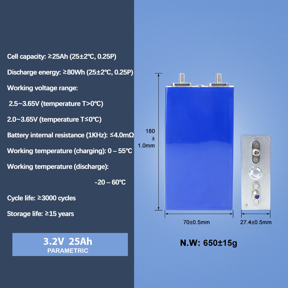 TUOBANG 3.2V 25Ah Lifepo4 CELL Original Brand New