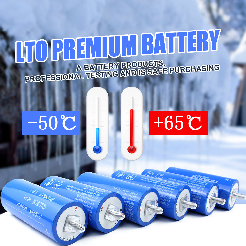 LTO Yinlong 2.3V 45Ah 6PCS battery Cell Cycle life 25000+ Low temperature discharge Rechargeable For Storage System