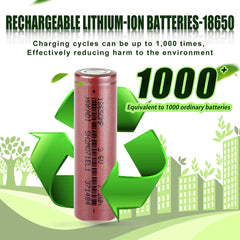 Rechargeable 3.7v lithium ion 18650 battery batteries lifepo4 2000mah power tool battery