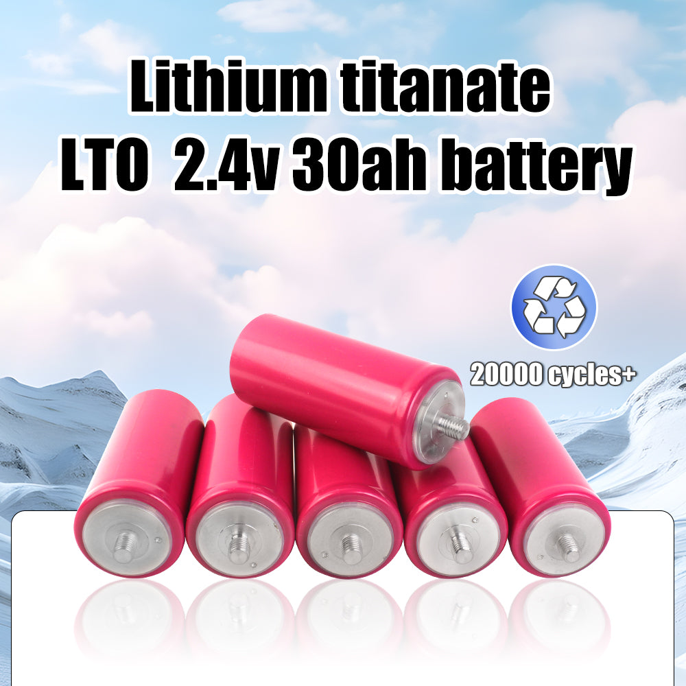 New LTO 2.4V 30Ah 36Ah Rechargeable Lithium Battery Lto Battery 16C High Discharge 60138 For diy battery pack